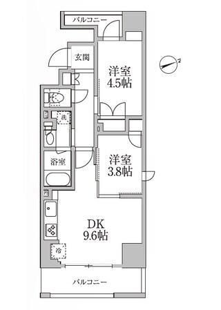 レジディア新御徒町IIの物件間取画像